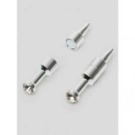 Ouch! Magnetic Silver Diamond Pin Nipple Clamps