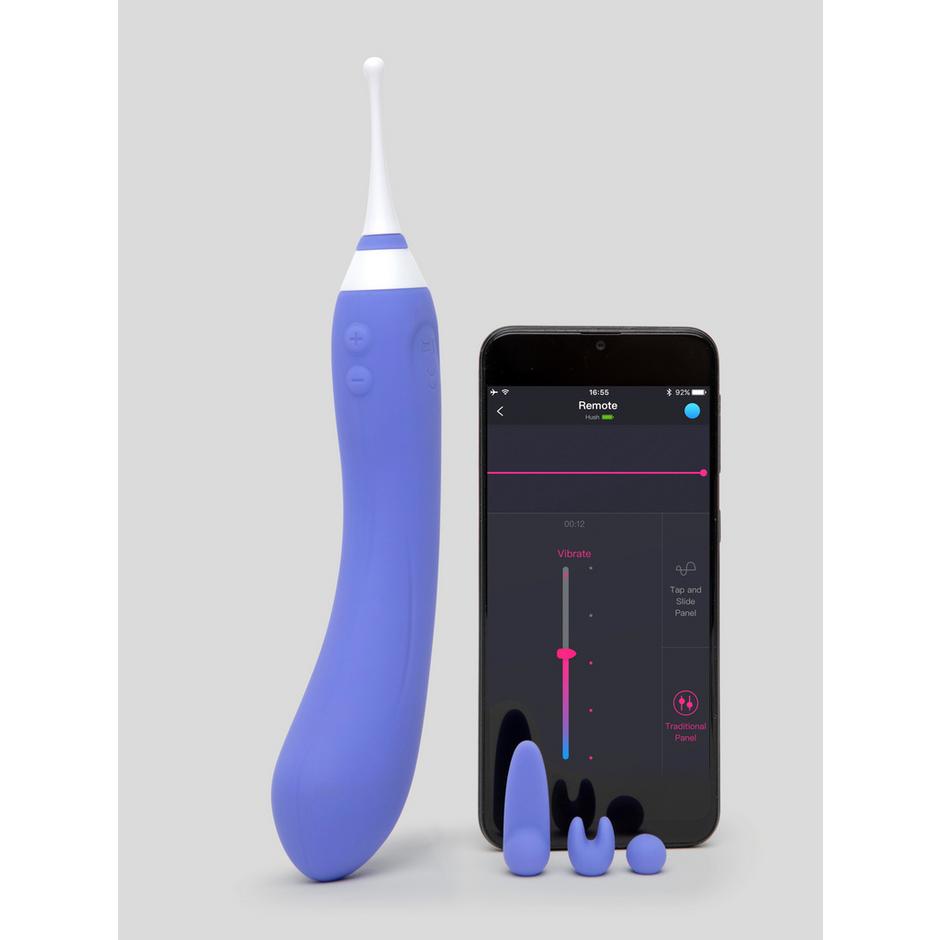 Lovense Hyphy App-Controlled Dual-End High-Frequency Clitoral Vibrator