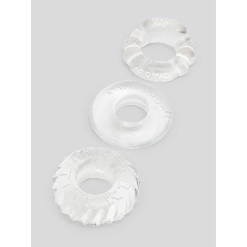 Oxballs Bonemaker Cock and Ball Ring Set Clear (3 Count)