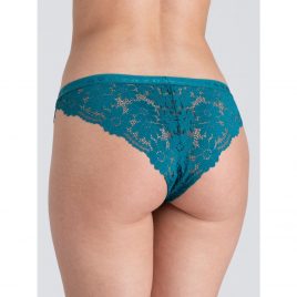 Lovehoney Mindful Forest Green Recycled Lace Brazilian Panties