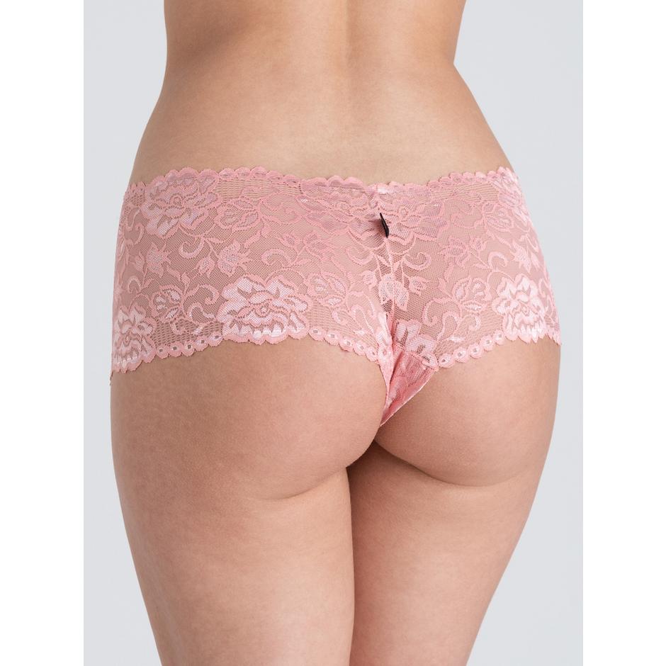 Lovehoney Flirty Powder Pink Lace Shorts