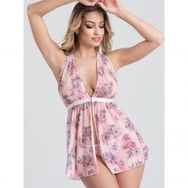 Lovehoney Rose Embrace Pink Babydoll