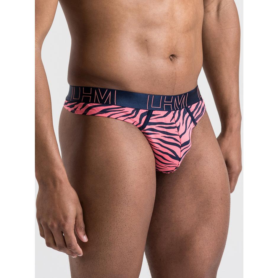 LHM Modal Coral Tiger Thong