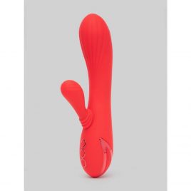 California Dreaming Rotating Warming Rechargeable Silicone Rabbit Vibrator