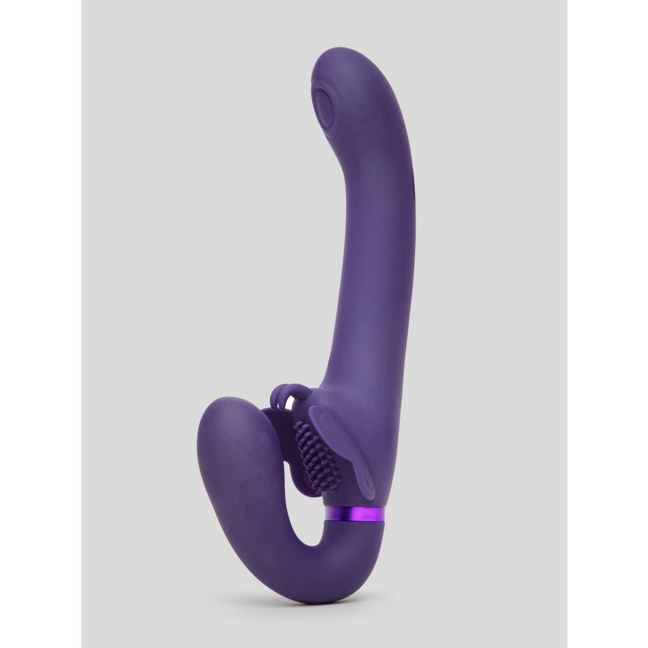 Vive SATU Rechargeable Pulsing Strapless Strap-On with Clitoral Stimulation