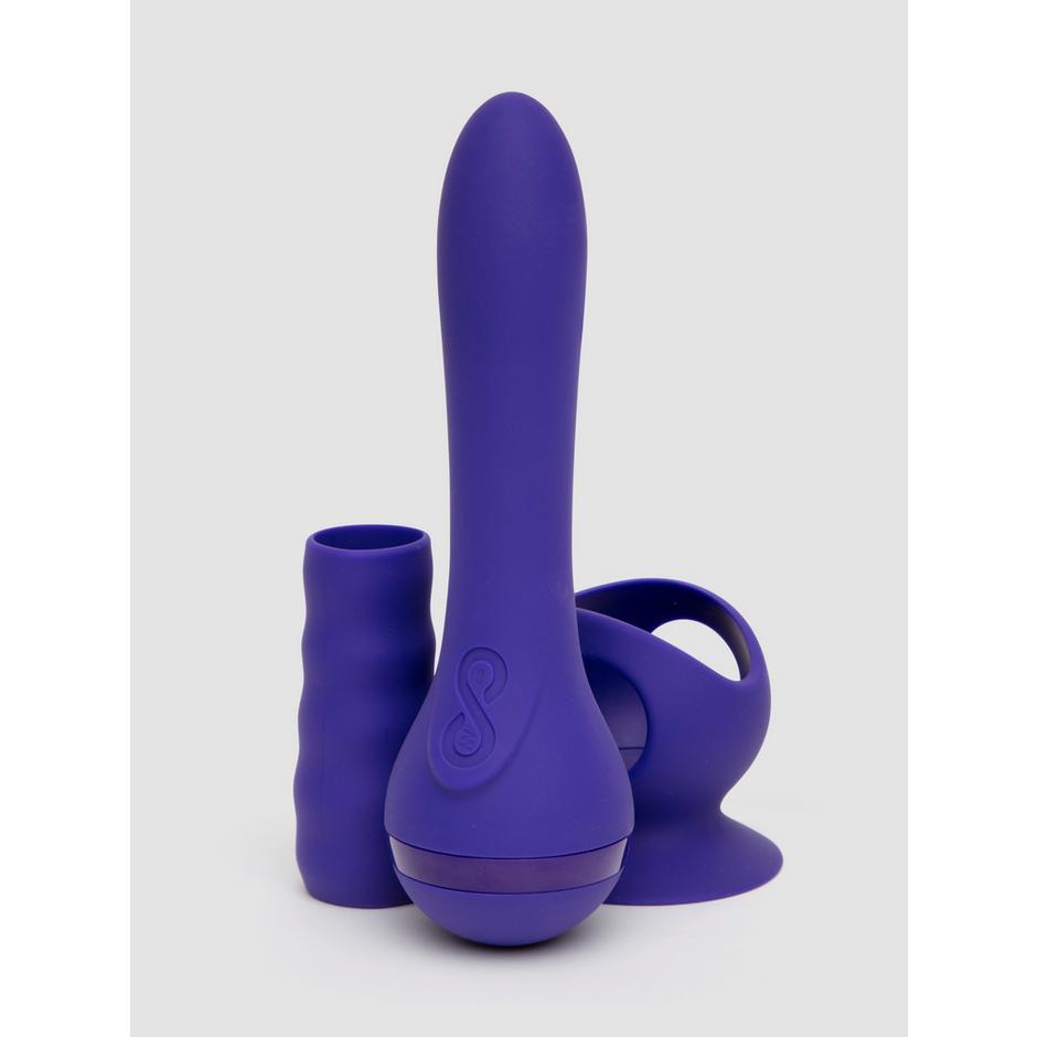 Lovehoney Gyr8tor 2 Set with Ribbed and Suction Attachments