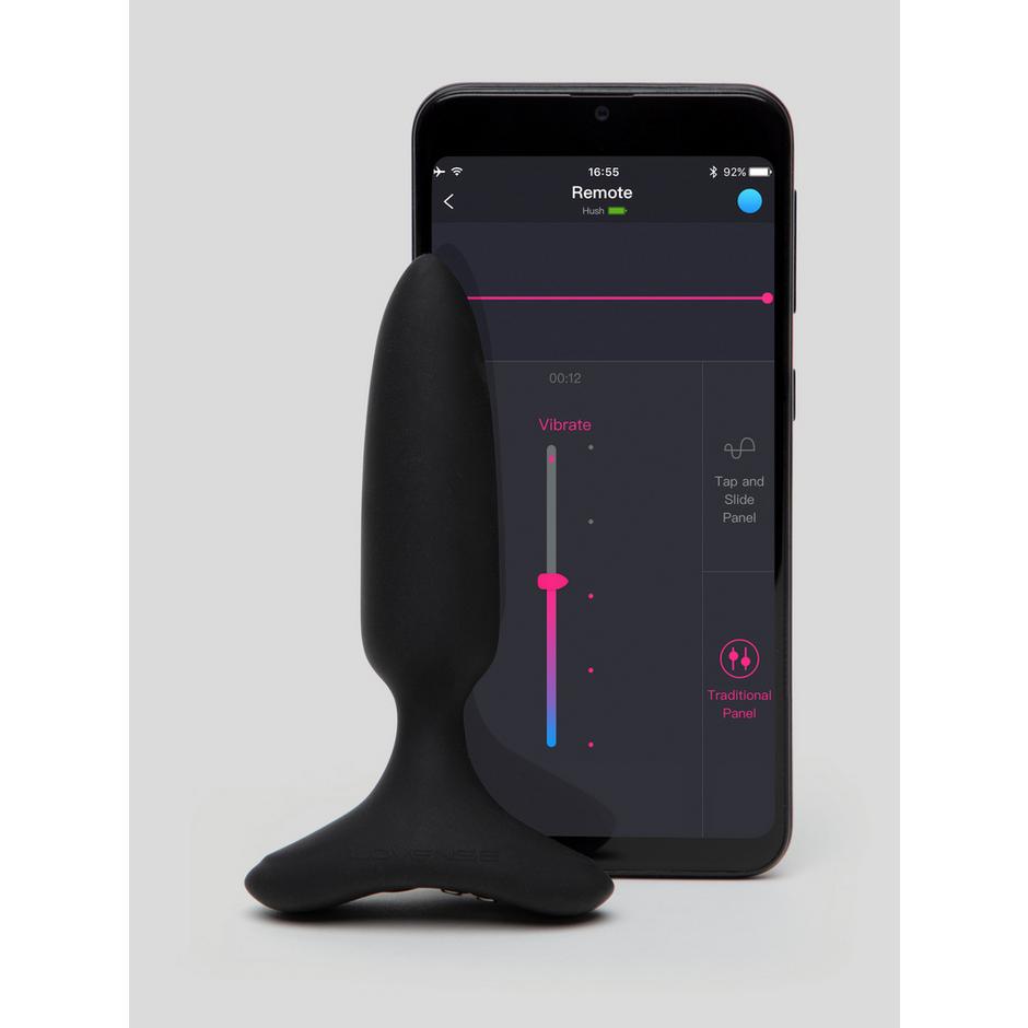 Lovense Hush 2 XS App Controlled Rechargeable Vibrating Butt Plug 4 Inch