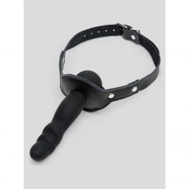 Bondage Boutique Silicone Gag with Dildo 5 Inch.