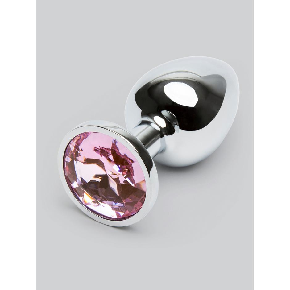 Lovehoney Silver Jewelled Aluminum Butt Plug 2.5 Inch