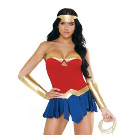 Fantasy Lingerie Play Warrior Goddess Superhero Costume