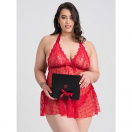 Lovehoney Plus Size Red Babydoll Gift Set