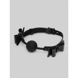 Sportsheets Bow Tie Faux Leather Silicone Ball Gag