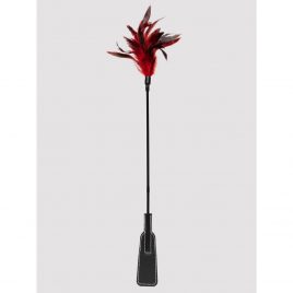 Sex & Mischief 2-in-1 Feather Tickler Riding Crop