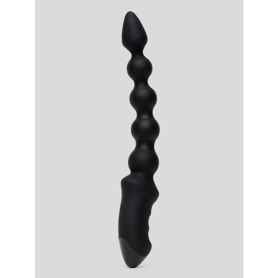 Nexus Bendz Posable Rechargeable Silicone Vibrating Anal Beads 7.5 Inch