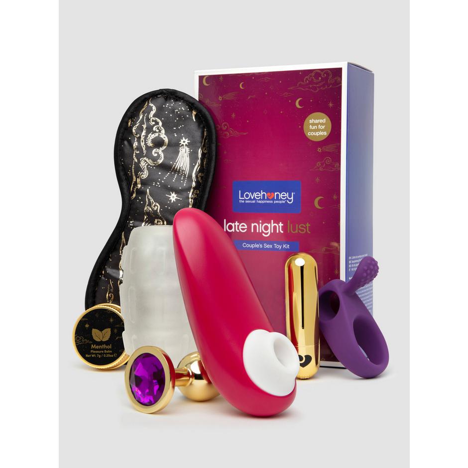 Lovehoney X Womanizer Late Night Lust Couple's Sex Toy Kit (7 Piece)