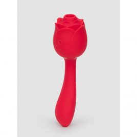 Lovehoney Floral Fantasy Rose Clitoral Suction Stimulator with G-Spot Vibrator