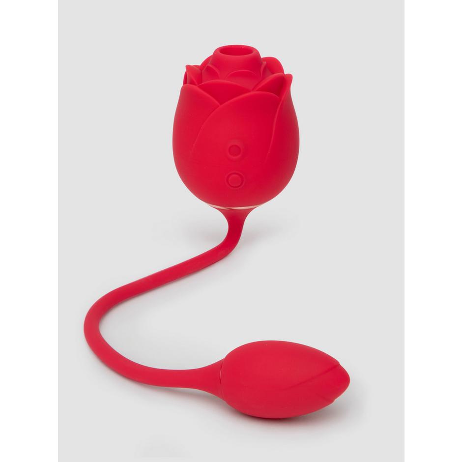 Lovehoney Rose Glow 2-in-1 Clitoral Suction Stimulator with Egg Vibrator