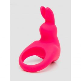 Happy Rabbit Rechargeable Silicone Rabbit Cock Ring Pink