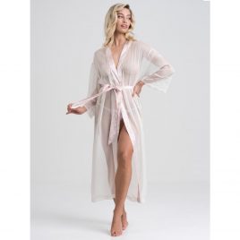 Lovehoney Vintage Romance Sheer Ivory Lace Robe