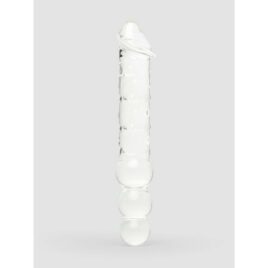 Gläs Realistic Textured Double Ended Glass Dildo 12 Inch