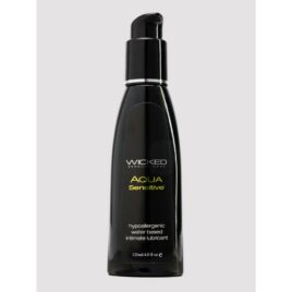 Wicked Water-Based Aqua Sensitive Hypoallergenic Unscented Lubricant 4 fl oz