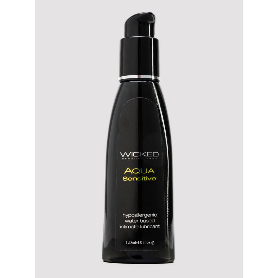 Wicked Water-Based Aqua Sensitive Hypoallergenic Unscented Lubricant 4 fl oz