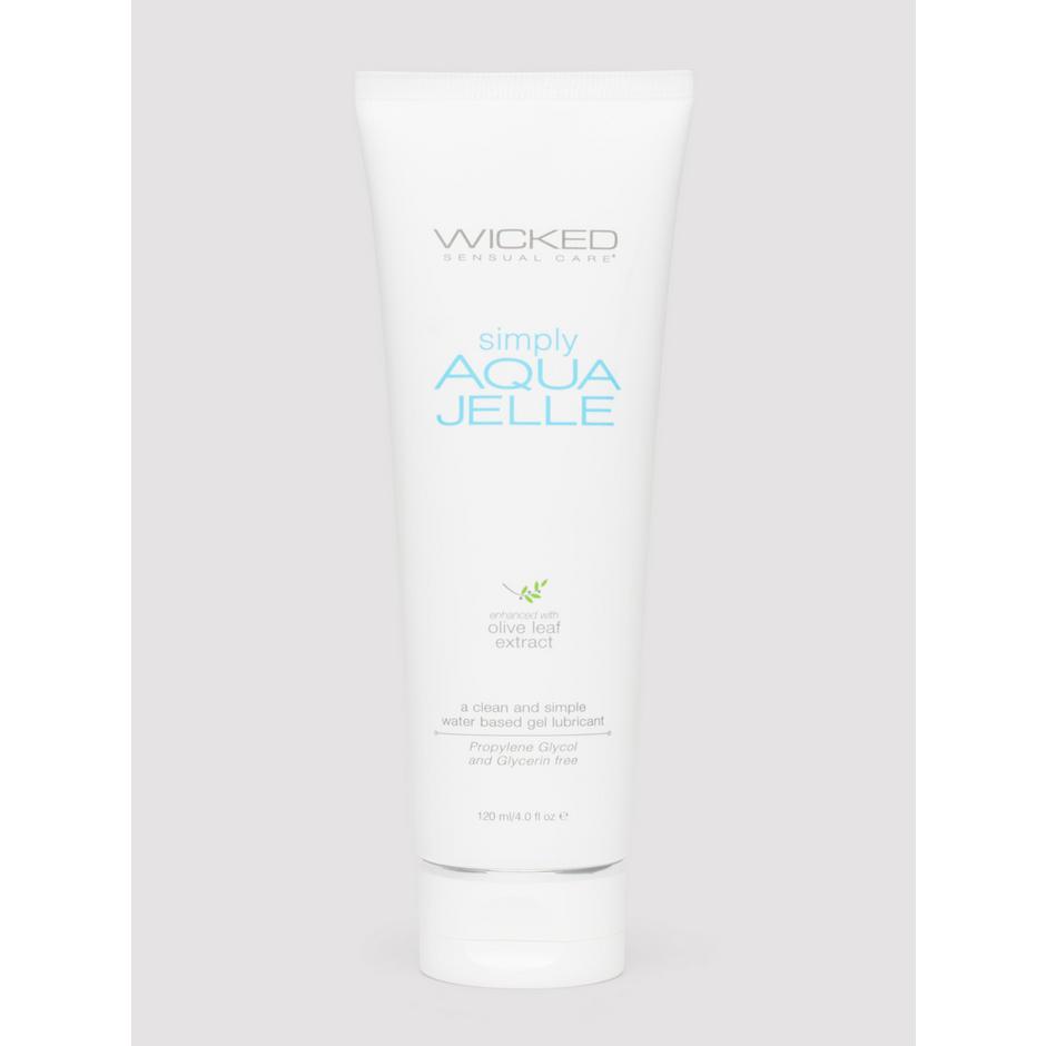 Wicked Simply AQUA Jelle Water-Based Gel Lubricant 4 fl oz